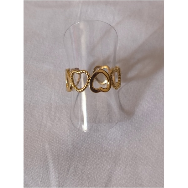 Bague multi coeur