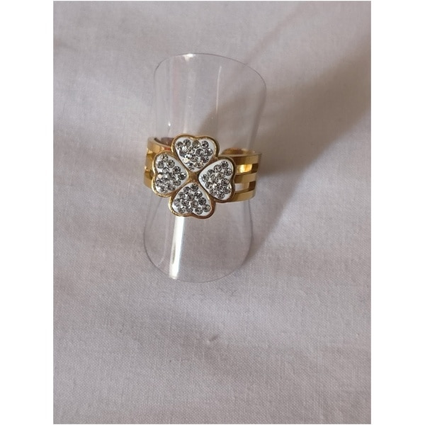 Bague trèfle diam's