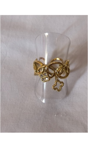 Bague breloque pépite