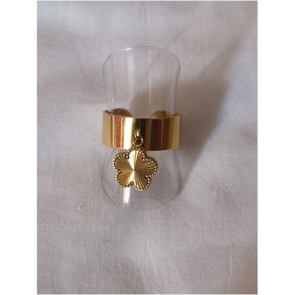 Bague breloque fleur