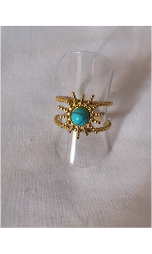 Bague "Soleil" double