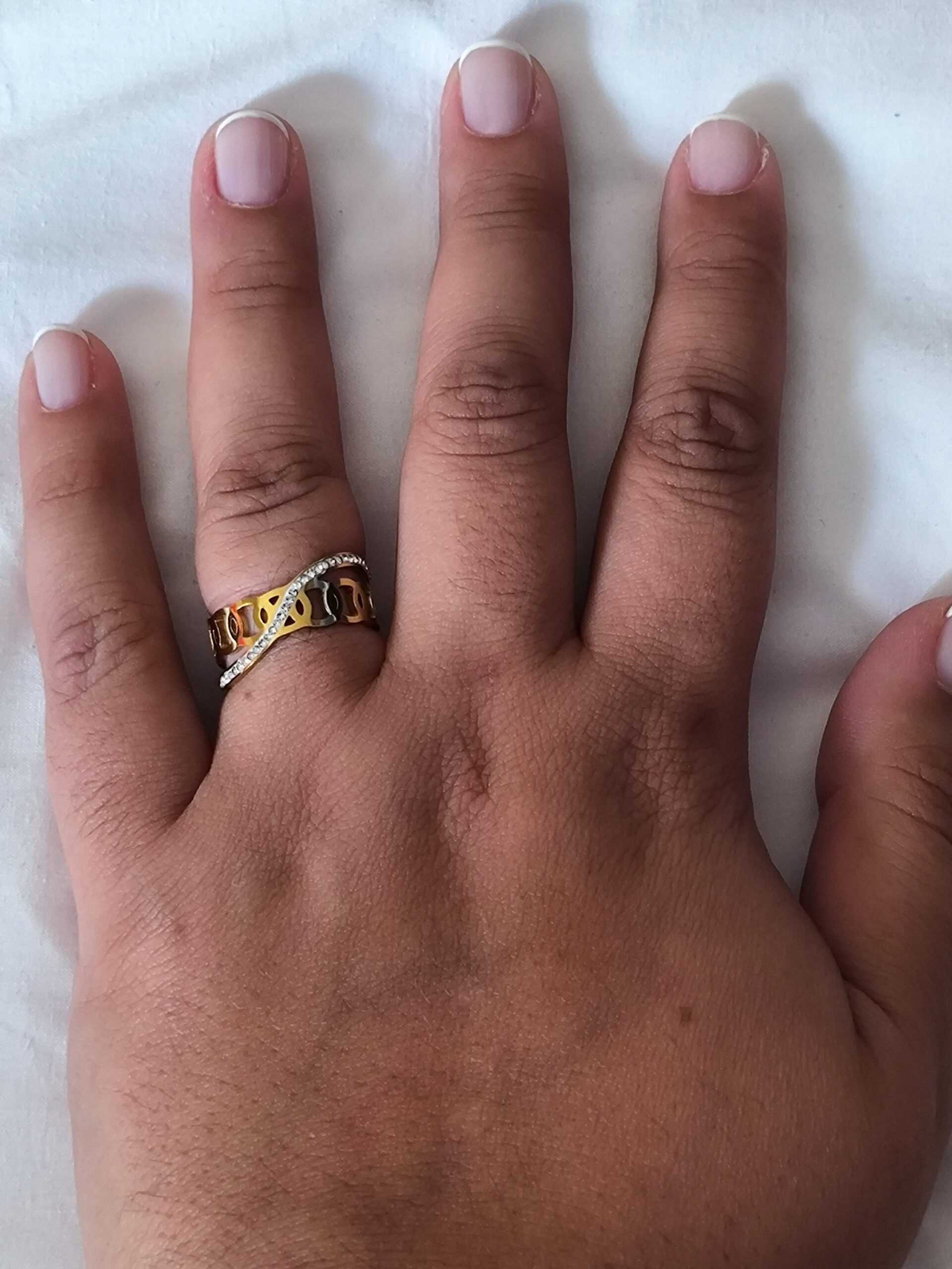 Bague petit maillon diam's Bague petit maillon diam's