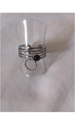 Bague breloque boule
