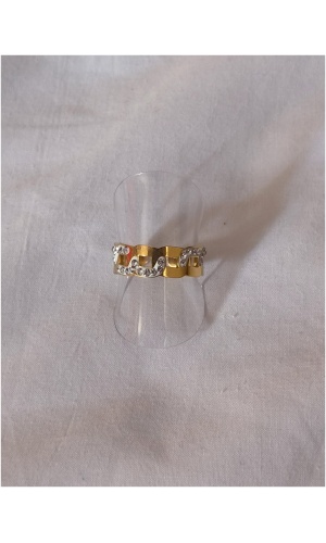Bague chaine diam's