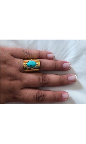 Bague turquoise