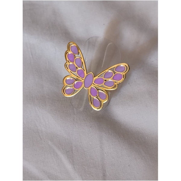 Bague papillon violette 🦋