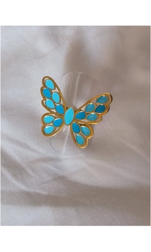 Bague papillon bleu  🦋