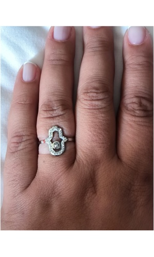 Bague main diam's