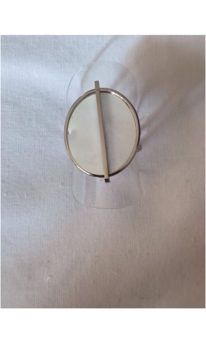 Bague trait nacré