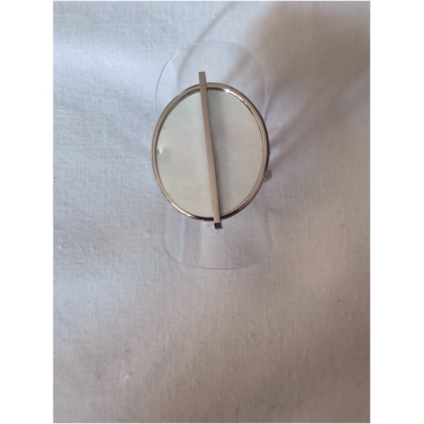 Bague trait nacré