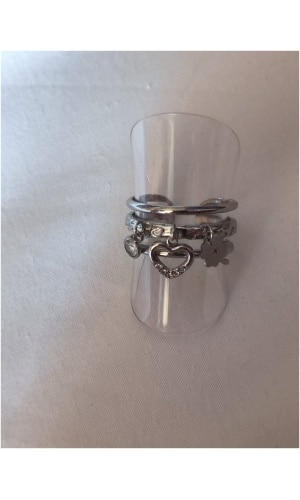 Bague breloque coeur