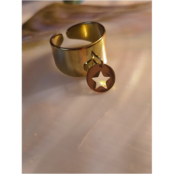 Bague breloque étoile 🌟