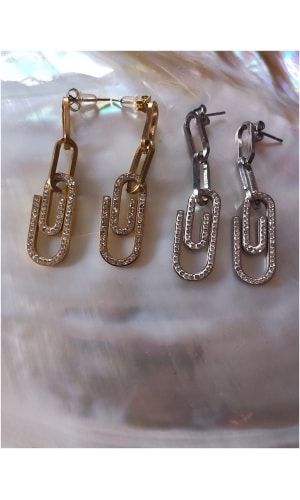 Boucle d'oreille trombone