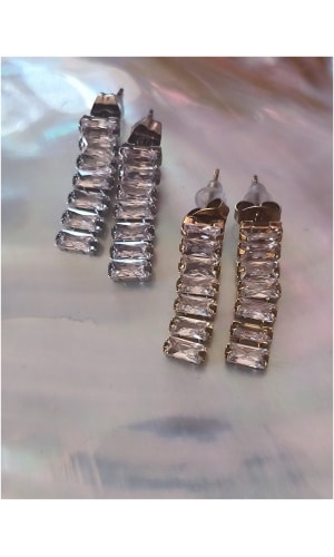 Boucle d'oreille diamant