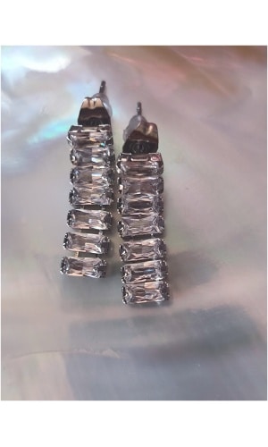 Boucle d'oreille diamant