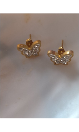 Boucle d'oreille papillon