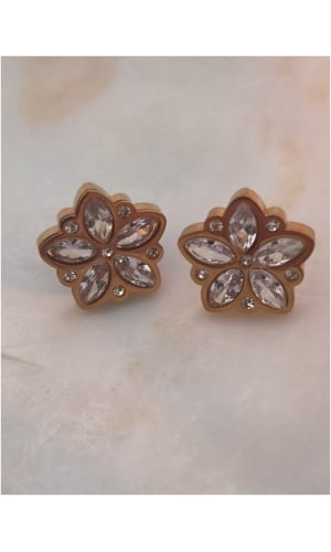 Boucle d'oreille fleur
