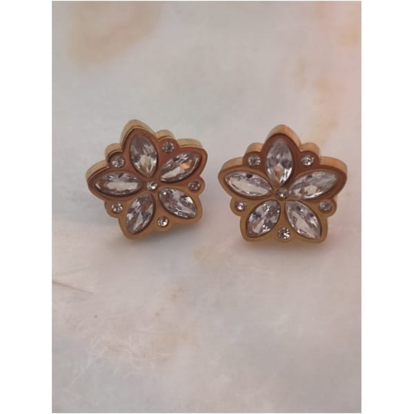Boucle d'oreille fleur