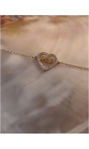 Bracelet coeur amour ❤️