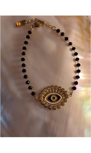 Bracelet oeil perlé