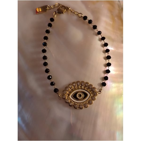 Bracelet oeil perlé