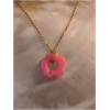 Collier fleur nacré