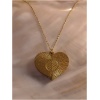 Collier coeur aimanté