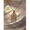 Collier main oeil bleu