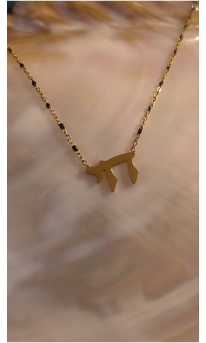 Collier hai perlé