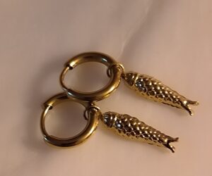 Boucle d'oreille petit poisson