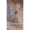 Collier en argent avec pendentif floral
