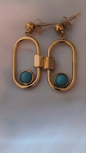 Boucle d'oreille mousqueton