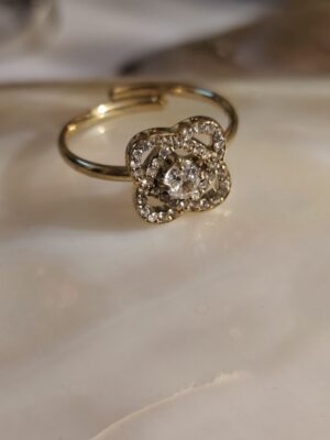 Bague rose tous diams