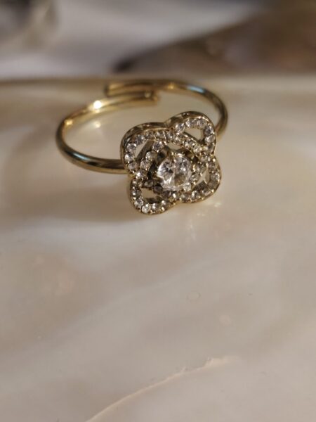 Bague rose tous diams