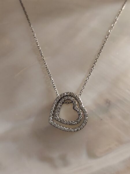 Collier Double Coeur
