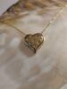 Collier coeur certi diams