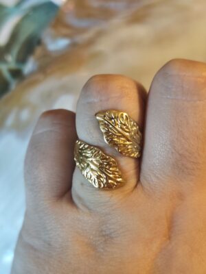 Bague feuille