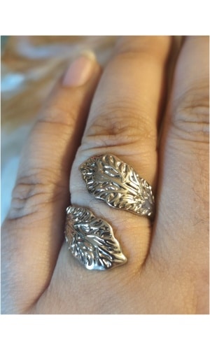 Bague feuille