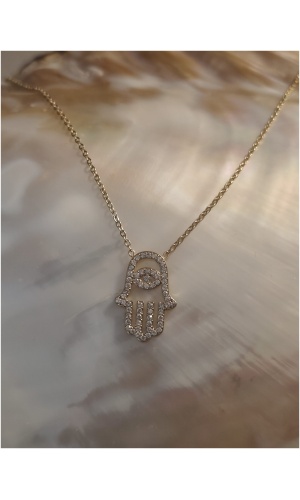 Collier main oeil