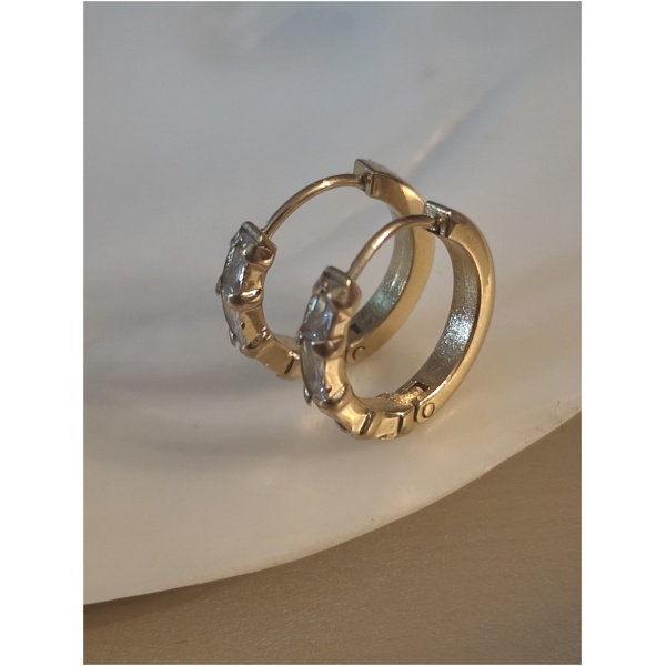 Boucle d'oreille bambou