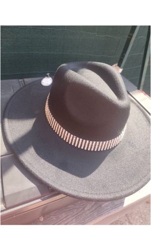 Chapeau strass