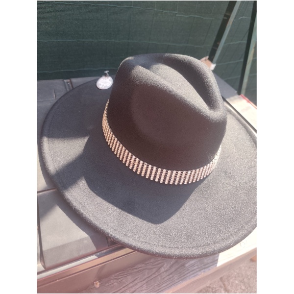 Chapeau strass