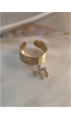 Bague Hai breloque diams