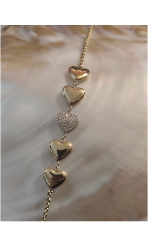Bracelet multi coeur
