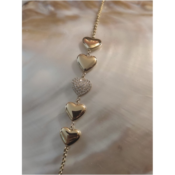Bracelet multi coeur