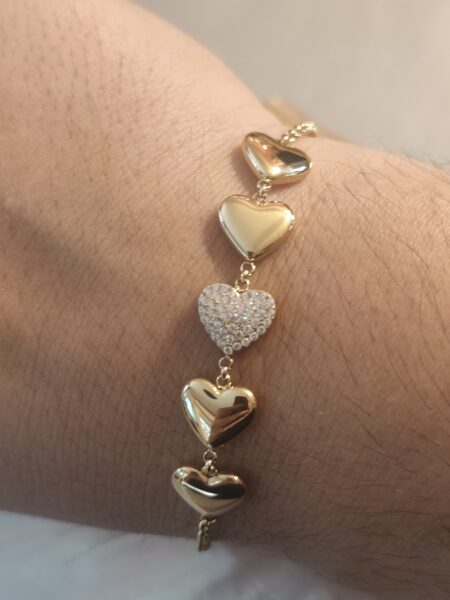 Bracelet multi coeur