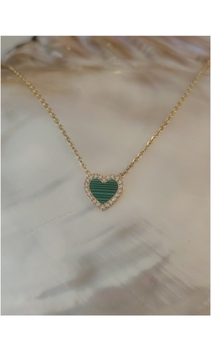 Collier Coeur diams