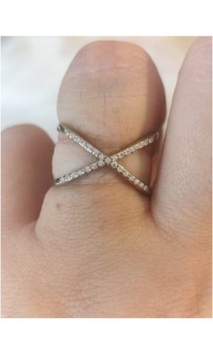 Bague croisée