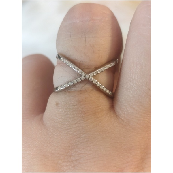 Bague croisée