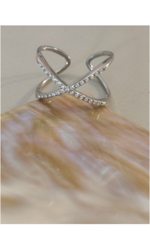 Bague croisée